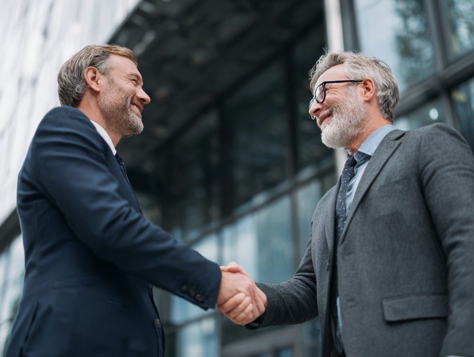 Customs partnership handshake